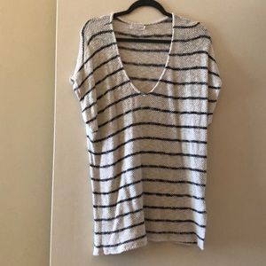 Velvet by Graham & Spencer striped knit tunic
